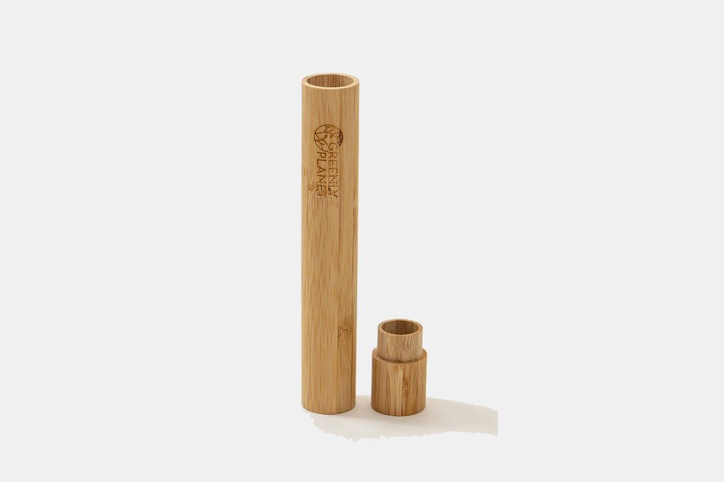 Bamboo Toothbrush Travel Case