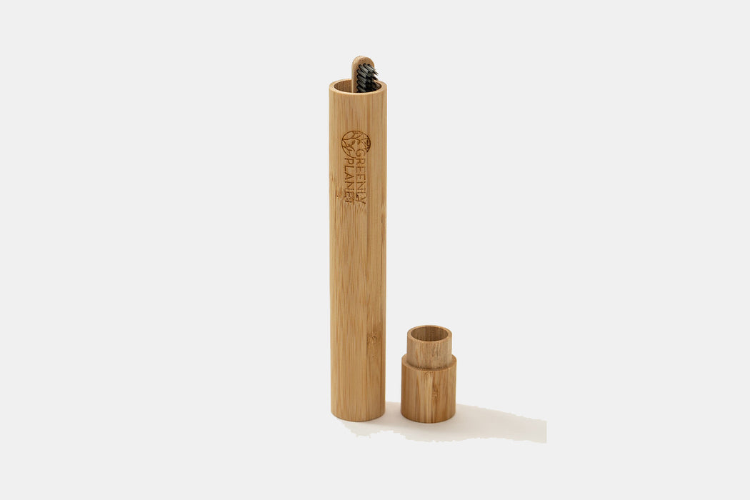 Bamboo Toothbrush Travel Case