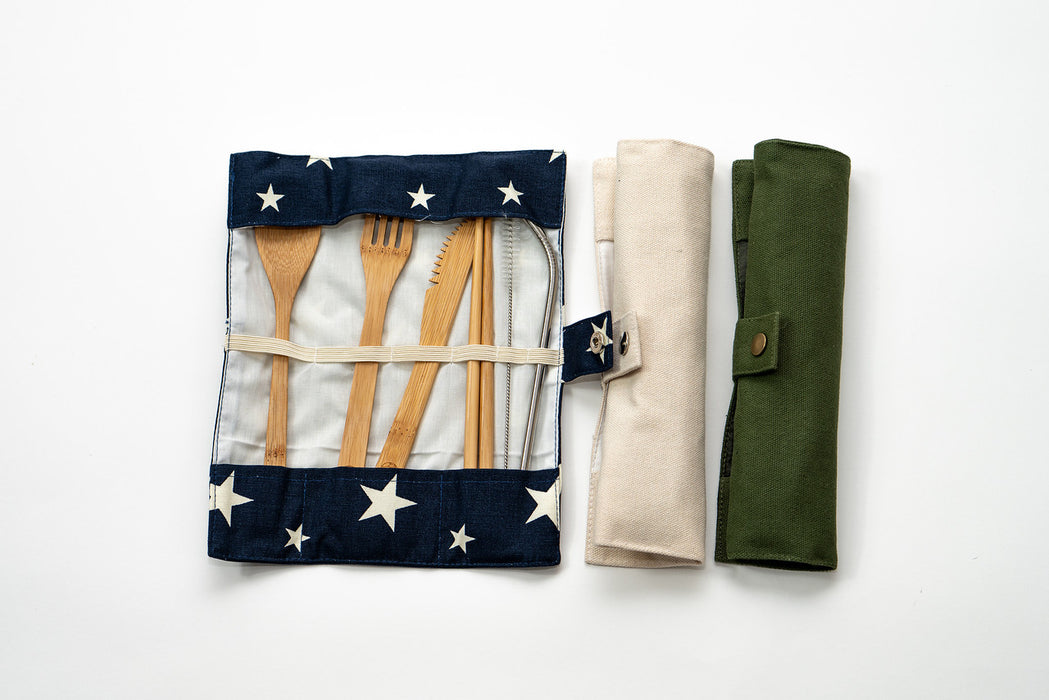 Eco Friendly Camping Bamboo Cutlery Set