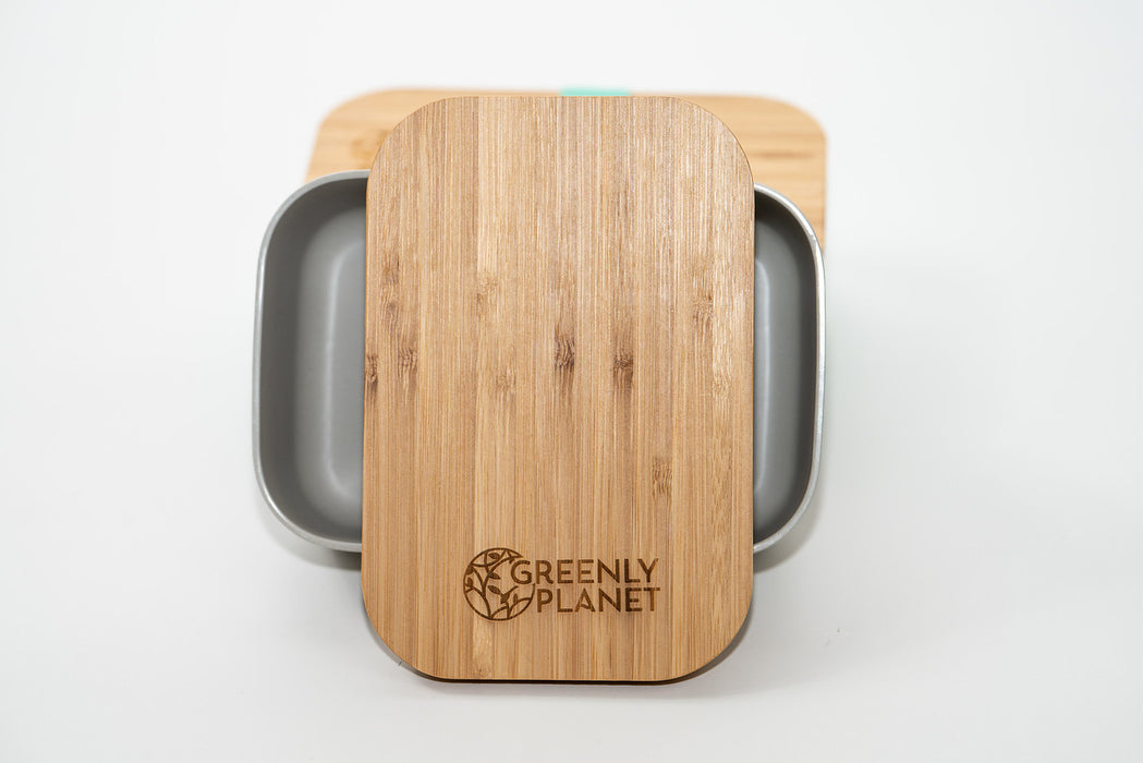 Microwaveable Bamboo Bento Box