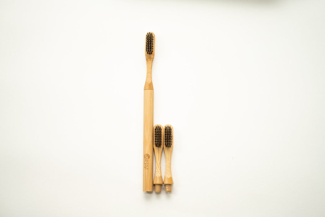 Removable Head Bamboo Toothbrush